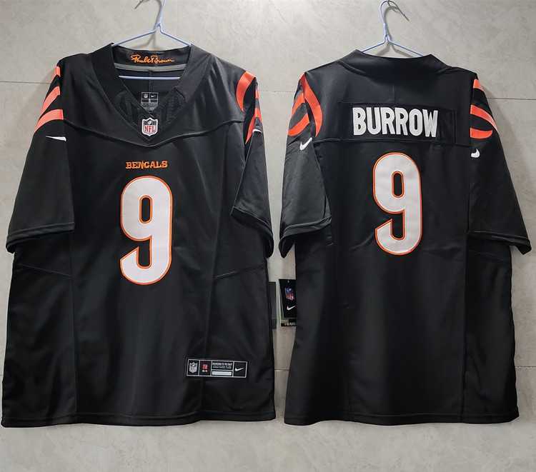 Men%27s Cincinnati Bengals #9 Joe Burrow Black 2023 F.U.S.E. Vapor Untouchable Limited Stitched Jersey->chicago bears->NFL Jersey